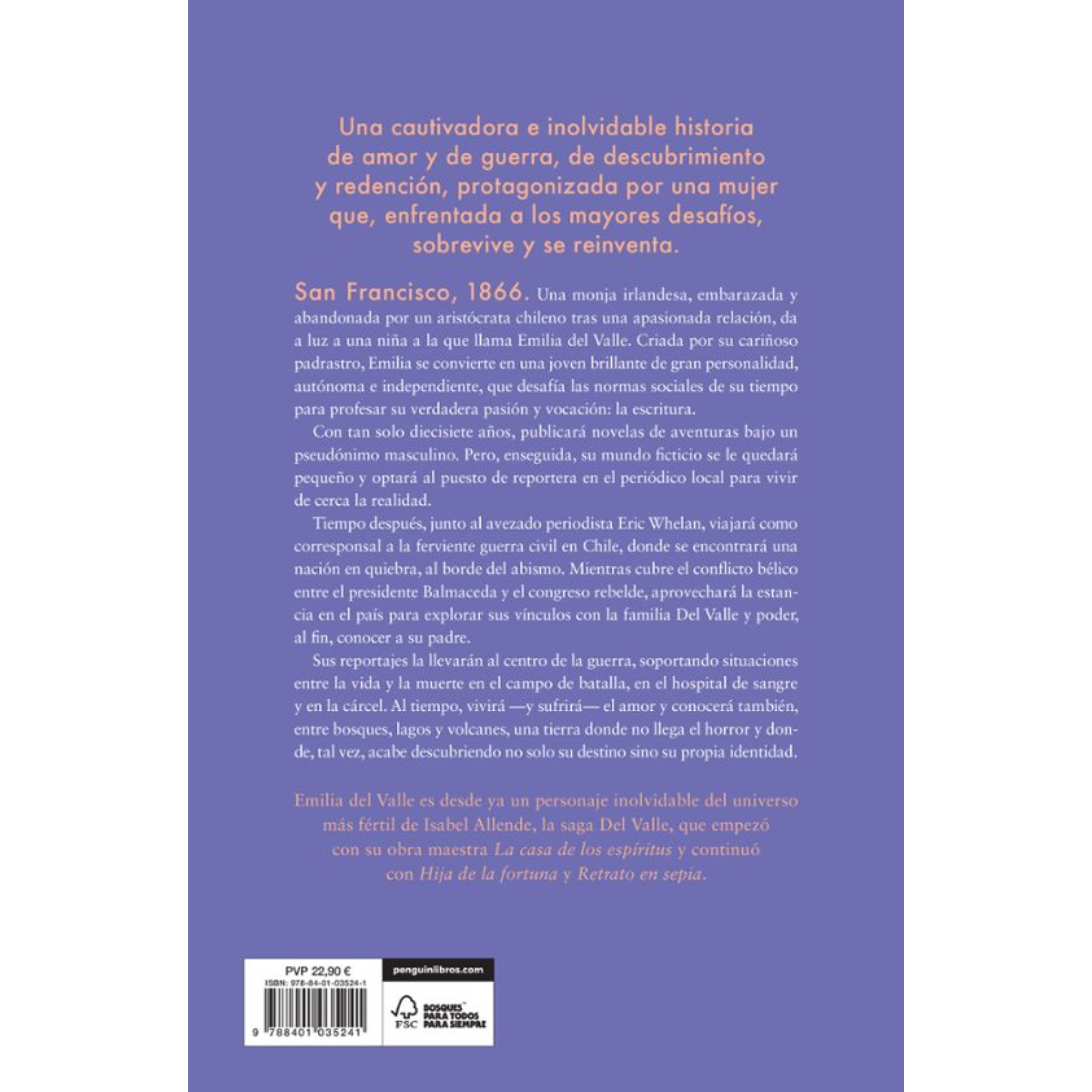 MI NOMBRE ES EMILIA DEL VALLE - Isabel Allende