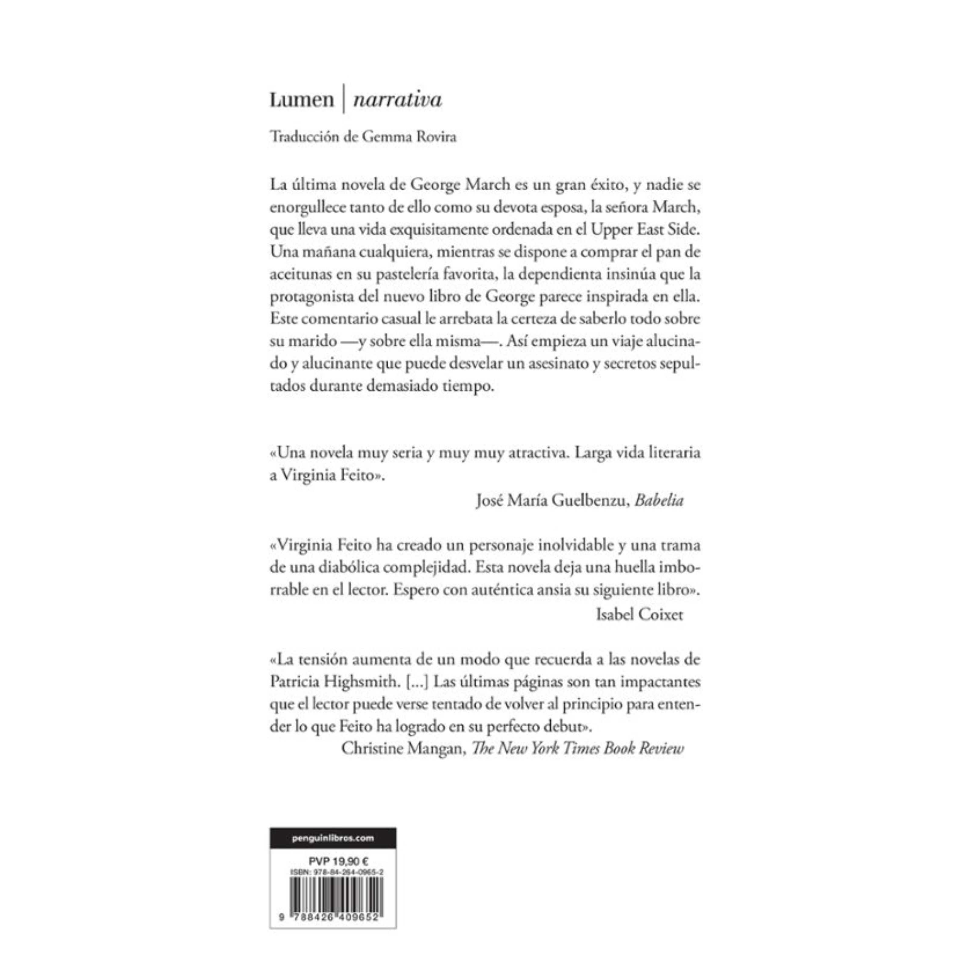 LA SEÑORA MARCH - Virginia Feito