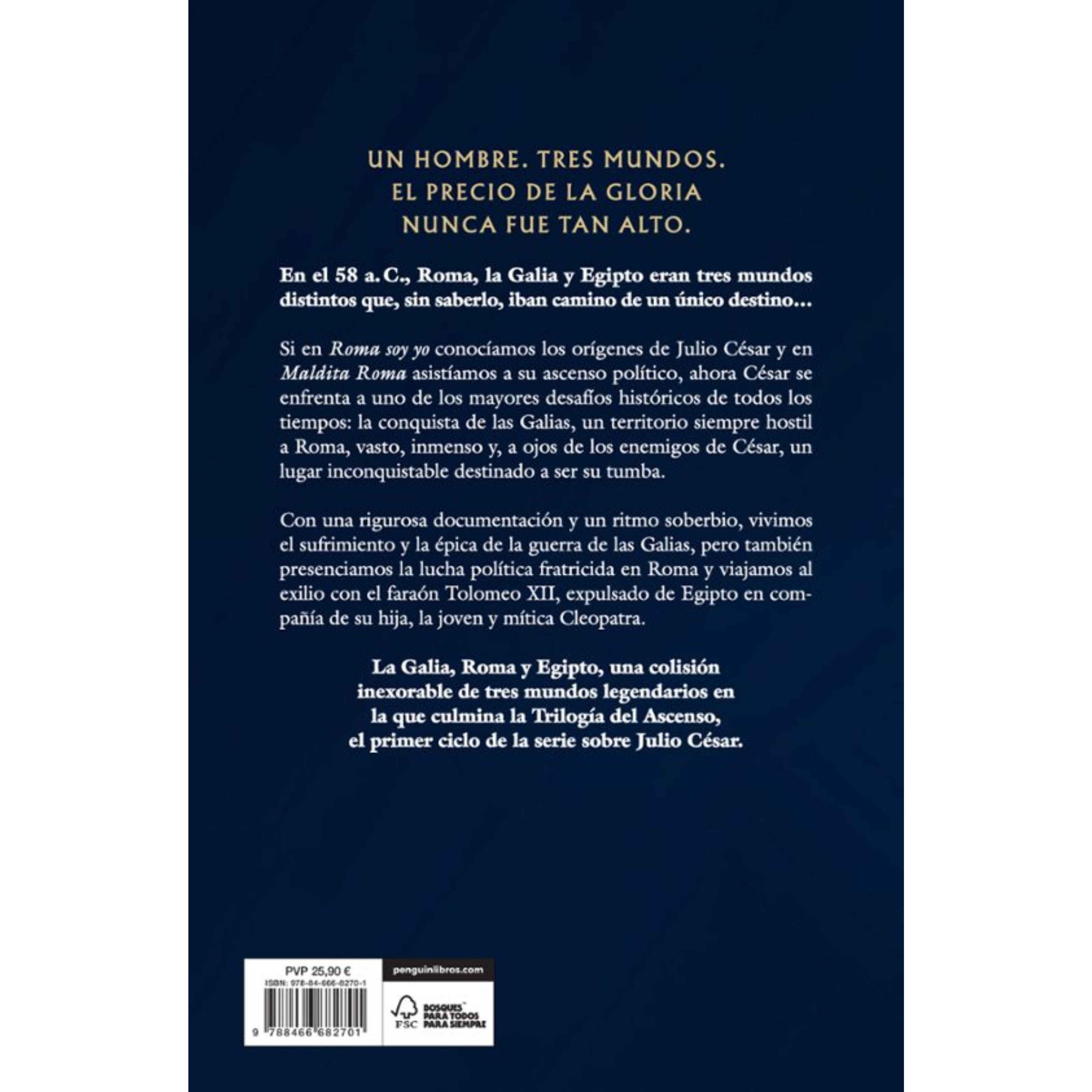 LOS TRES MUNDOS - (SERIE JULIO CÉSAR 3)